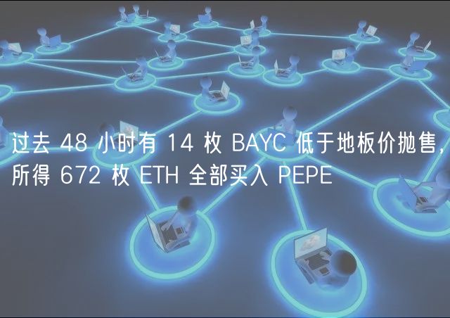 过去 48 小时有 14 枚 BAYC 低于地板价抛售，所得 672 枚 TH 全部买入 PP