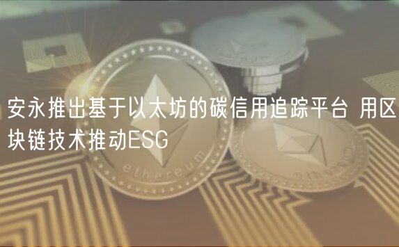 安永推出基于以太坊的碳信用追踪平台 用区块链技术推动SG