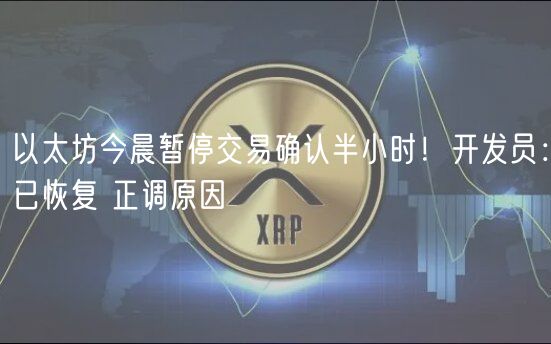 以太坊今晨暂停交易确认半小时！开发员：已恢复 正调原因