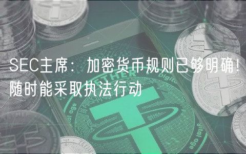 SC主席：加密货币规则已够明确！随时能采取执法行动