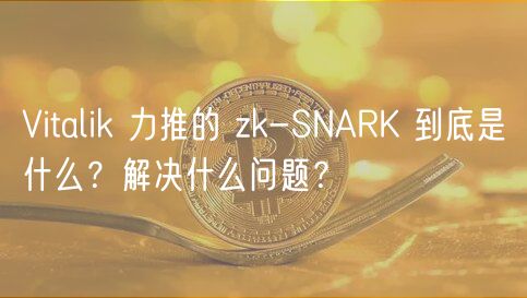 Vitalik 力推的 zk-SNARK 到底是什么？解决什么问题？