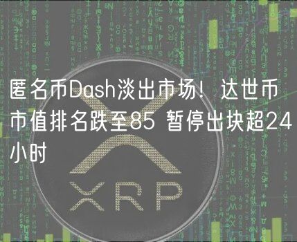 匿名币Dash淡出市场！达世币市值排名跌至85 暂停出块超24小时