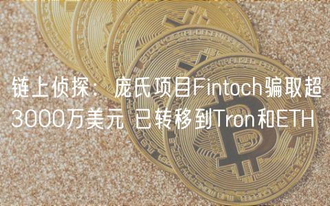 链上侦探：庞氏项目Fintoch骗取超3000万美元 已转移到Tron和TH