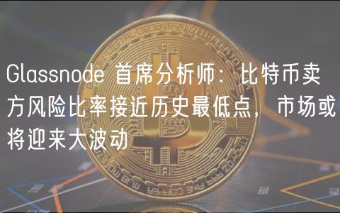 Glassnod 首席分析师：比特币卖方风险比率接近历史最低点，市场或将迎来大波动