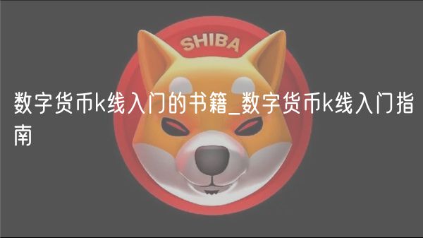 数字货币k线入门的书籍_数字货币k线入门指南